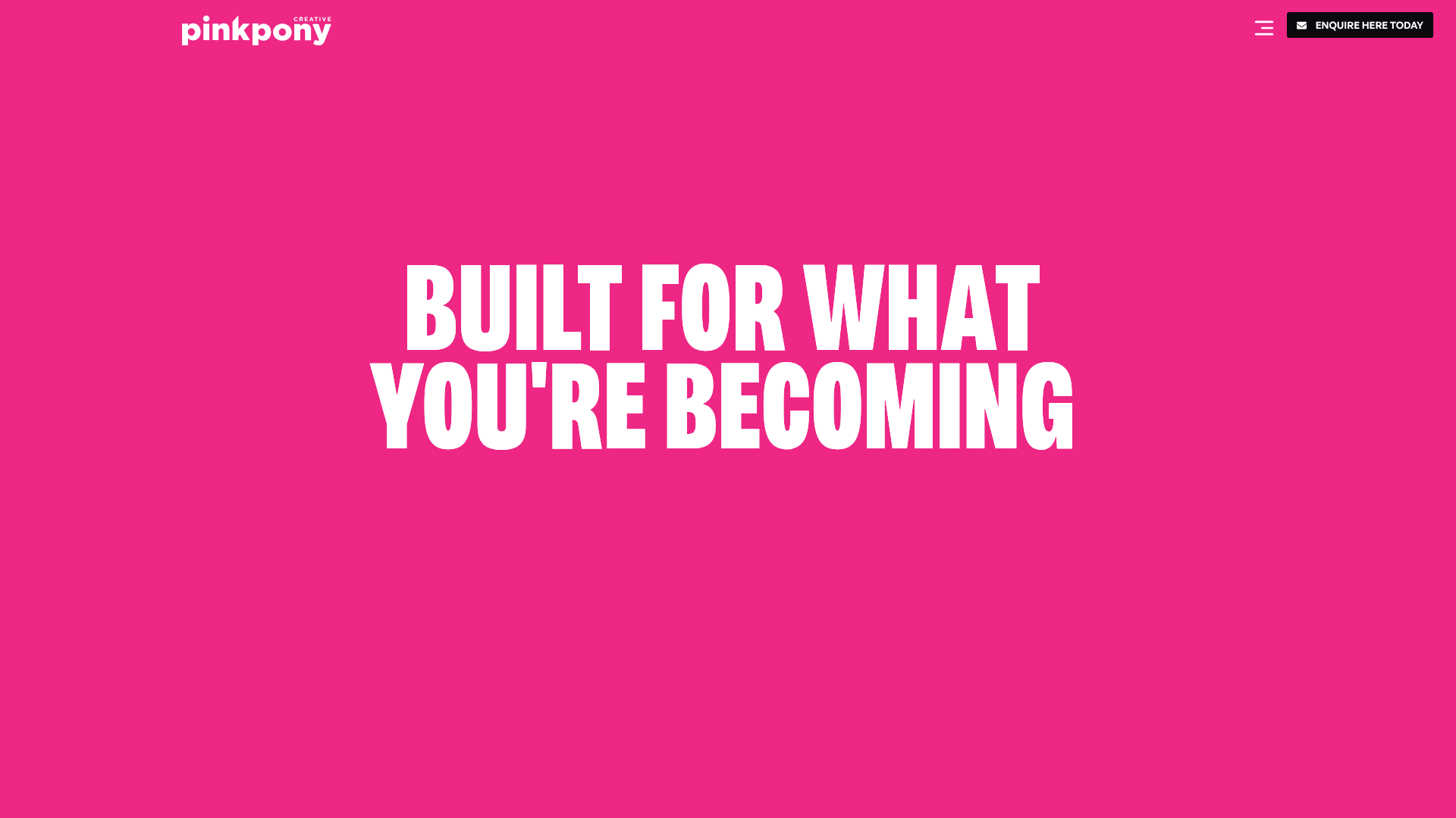 Pink Pony Creative — website by Pardeep