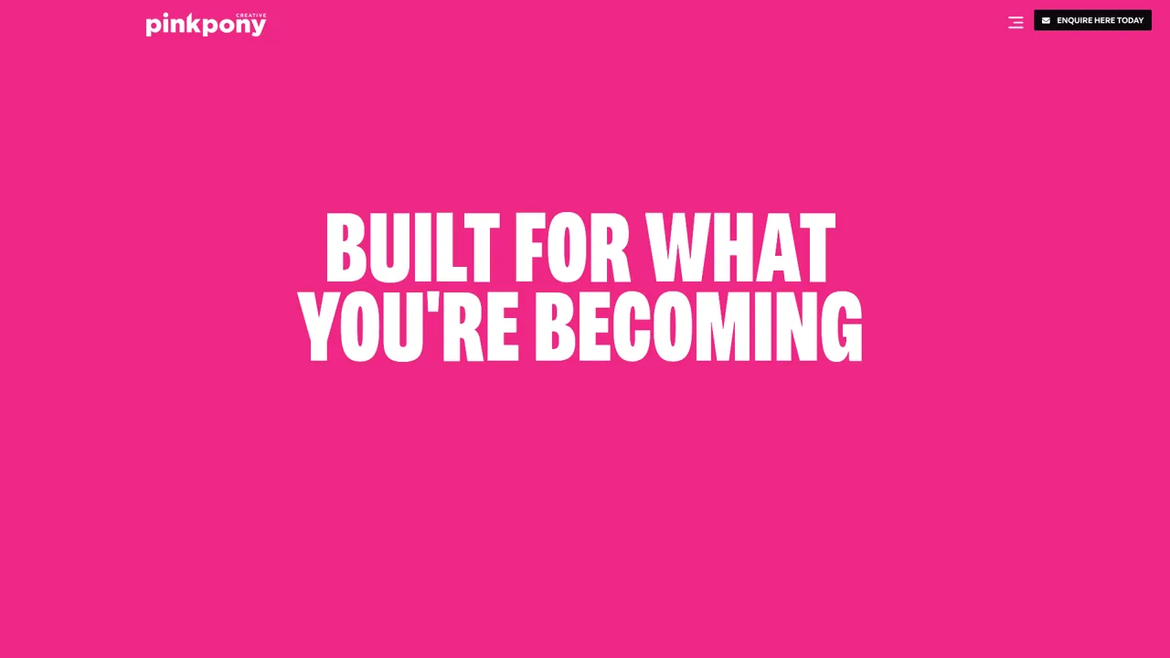 Pink Pony Creative — website by Pardeep